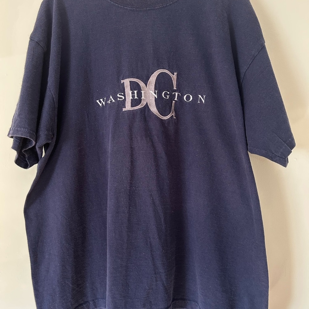 Navy Blue Washington DC T-Shirt